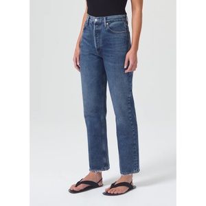 AGOLDE 90's Pinch Waist High Rise Straight in Range